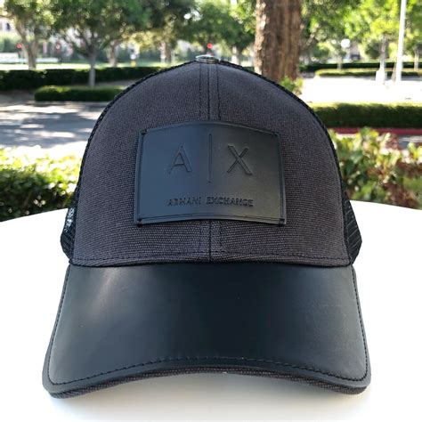 gorra armani negra original|sombrero hombre armani.